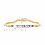 Diamond 18K Yellow Gold Bracelet L1329. Diamond 18K White Gold Bracelet L1329, Diamond Bracelets. Bracelets. Top Diamonds & Jewelry