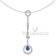 Blue Sapphire Pendant P1057. Blue Sapphire Pendant P1057, Gemstone Pendants. Gemstone Jewelry. Top Diamonds & Jewelry