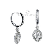 Diamond Dangling Earrings E2177. Diamond Dangling Earrings E2177, Dangle Earrings. Earrings. Top Diamonds & Jewelry