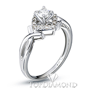 18K White Gold Diamond Ring B2495. B2495EW50D, Diamond Rings. Diamond Jewelry. Hung Phat Diamonds & Jewelry