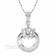 18K White Gold Diamond Pendant Setting P1316. 18K White Gold Diamond Pendant Setting P1316, Diamond Pendants. Necklaces & Pendants. Top Diamonds & Jewelry
