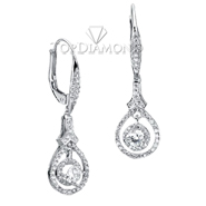 Diamond Dangling Earrings E1296. Diamond Dangling Earrings E1296, Dangle Earrings. Earrings. Top Diamonds & Jewelry