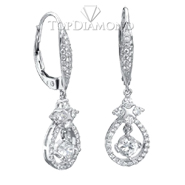 Diamond Dangling Earrings E1297. Diamond Dangling Earrings E1297, Dangle Earrings. Earrings. Top Diamonds & Jewelry
