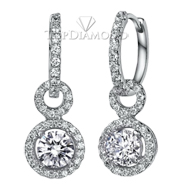Diamond Dangling Earrings E0656. Diamond Dangling Earrings E0656, Dangle Earrings. Earrings. Top Diamonds & Jewelry