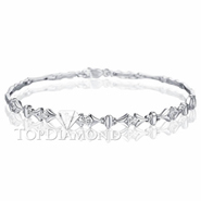 Diamond 18K White Gold Bracelet L1719. Diamond 18K White Gold Bracelet L1719, Diamond Bracelets. Bracelets. Top Diamonds & Jewelry