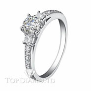 Round Prong Diamond Engagement Ring B2318. Round Prong Diamond Engagement Ring B2318, Diamond Accented. Engagement Ring Settings. Top Diamonds & Jewelry