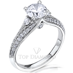 Scott Kay Classic Diamond Engagement Ring Setting M1634R310 - $500 GIFT CARD INCLUDED WITH PURCHASE. 