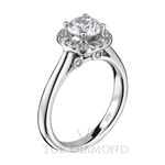 Scott Kay Halo Engagement Ring Setting M1677R310 - $300 GIFT CARD INCLUDED WITH PURCHASE. 