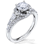 Scott Kay Halo Engagement Ring Setting M2274RB510 - $700 GIFT CARD INCLUDED WITH PURCHASE. 