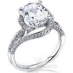 Scott Kay Halo Engagement Ring Setting M2316R730 - $700 GIFT CARD INCLUDED WITH PURCHASE. 
