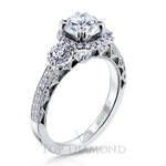 Scott Kay Halo Engagement Ring Setting M1828R310 - $500 GIFT CARD INCLUDED WITH PURCHASE. 