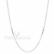 18K White Gold Chain C1611. 18K White Gold Chain C1611, Chains. Necklaces & Pendants. Top Diamonds & Jewelry