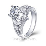 Prong Diamond Engagement Ring Setting B2696. Prong Diamond Engagement Ring Setting B2696, Diamond Accented. Engagement Ring Settings. Top Diamonds & Jewelry