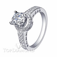 Prong Diamond Engagement Ring Setting B2690. Prong Diamond Engagement Ring Setting B2690, Diamond Accented. Engagement Ring Settings. Top Diamonds & Jewelry