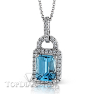 Simon G TP137 Gemstone Pendant - $300 GIFT CARD INCLUDED WITH PURCHASE. Simon G TP137 Gemstone Pendant - $300 GIFT CARD INCLUDED WITH PURCHASE, Pendants. Simon G. Top Diamonds & Jewelry