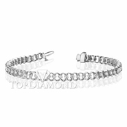 Diamond 18K White Gold Bracelet L1257. Diamond 18K White Gold Bracelet L1257, Diamond Bracelets. Bracelets. Top Diamonds & Jewelry