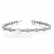Diamond 18K White Gold Bracelet L1265. Diamond 18K White Gold Bracelet L1265, Diamond Bracelets. Bracelets. Top Diamonds & Jewelry