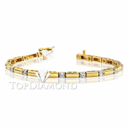 Diamond 18K Yellow Gold Bracelet L1272. Diamond 18K White Gold Bracelet L1272, Diamond Bracelets. Bracelets. Top Diamonds & Jewelry