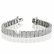 Diamond 18K White Gold Bracelet L1305. Diamond 18K White Gold Bracelet L1305, Diamond Bracelets. Bracelets. Top Diamonds & Jewelry