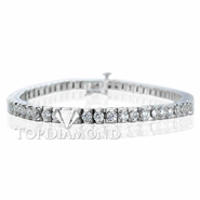 Diamond 18K White Gold Bracelet L1308. Diamond 18K White Gold Bracelet L1308, Diamond Bracelets. Bracelets. Top Diamonds & Jewelry