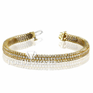 Diamond 18K Yellow Gold Bracelet L1310. Diamond 18K White Gold Bracelet L1310, Diamond Bracelets. Bracelets. Top Diamonds & Jewelry