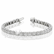 Diamond 18K White Gold Bracelet L1312. Diamond 18K White Gold Bracelet L1312, Diamond Bracelets. Bracelets. Top Diamonds & Jewelry
