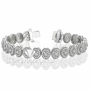 Diamond 18K White Gold Bracelet L1316. Diamond 18K White Gold Bracelet L1316, Diamond Bracelets. Bracelets. Top Diamonds & Jewelry
