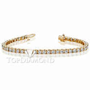 Diamond Tennis Bracelet in 18K Yellow Gold L1397. Diamond Tennis Bracelet in Platinum and 18K Yellow Gold L1397, Tennis Bracelets. Bracelets. Top Diamonds & Jewelry