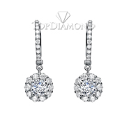 Diamond Dangling Earrings Setting E2258A. Diamond Dangling Earrings Setting E2258, Dangle Earrings. Earrings. Top Diamonds & Jewelry