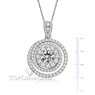 18K White Gold Diamond Pendant Setting P2571. 18K White Gold Diamond Pendant Setting P2571, Diamond Pendants. Necklaces & Pendants. Top Diamonds & Jewelry