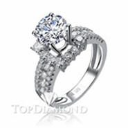 Diamond Engagement Ring Setting Style B2817. Diamond Engagement Ring Setting Style B2817, Diamond Accented. Engagement Ring Settings. Top Diamonds & Jewelry