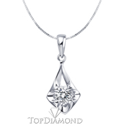 18K White Gold Diamond Pendant Setting P1615. 18K White Gold Diamond Pendant Setting P1615, Diamond Pendants. Necklaces & Pendants. Topt Diamonds & Jewelry