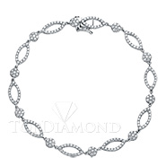 Diamond 18K White Gold Bracelet L0302. Diamond 18K White Gold Bracelet L0302, Diamond Bracelets. Bracelets. Top Diamonds & Jewelry
