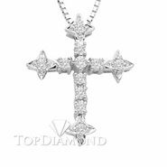 18K White Gold Diamond Pendant P2012. 18K White Gold Diamond Pendant P2012, Diamond Pendants. Necklaces & Pendants. Top Diamonds & Jewelry