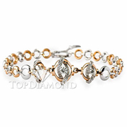 Diamond 18K White and Gold Bracelet L1767. Diamond 18K White and GoldBracelet L1767, Diamond Bracelets. Bracelets. Top Diamonds & Jewelry