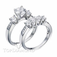 Diamond Engagement Set Mounting Style BD5009. Diamond Engagement Ring Setting & Wedding Band Set BD5009, Matching Sets. Engagement Ring Settings. Top Diamonds & Jewelry