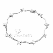 Diamond 18K White Gold Bracelet L1444. Diamond 18K White Bracelet L1444, Diamond Bracelets. Bracelets. Top Diamonds & Jewelry