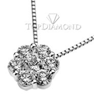 18K White Gold Diamond Pendant P2358. 18K White Gold Diamond Pendant P2358, Diamond Pendants. Necklaces & Pendants. Top Diamonds & Jewelry