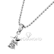 18K White Gold Diamond Pendant P2290. 18K White Gold Diamond Pendant P2290, Diamond Pendants. Necklaces & Pendants. Hung Phat Diamonds & Jewelry