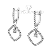 Diamond Dangling Earrings E1895. Diamond Dangling Earrings E1895, Dangle Earrings. Earrings. Top Diamonds & Jewelry