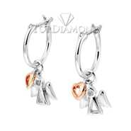 Diamond Dangling Earrings E2010. Diamond Dangling Earrings E2010, Dangle Earrings. Earrings. Top Diamonds & Jewelry