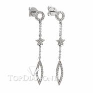 Diamond Dangling Earrings E2017. Diamond Dangling Earrings E2017, Dangle Earrings. Earrings. Top Diamonds & Jewelry
