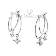 Diamond Dangling Earrings E1925. Diamond Dangling Earrings E1925, Dangle Earrings. Earrings. Top Diamonds & Jewelry