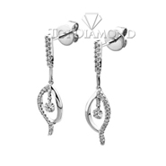 Diamond Dangling Earrings E1936. Diamond Dangling Earrings E1936, Dangle Earrings. Earrings. Top Diamonds & Jewelry