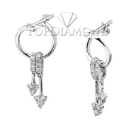 Diamond Dangling Earrings E1941. Diamond Dangling Earrings E1941, Dangle Earrings. Earrings. Top Diamonds & Jewelry