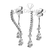 Diamond Dangling Earrings E1952. Diamond Dangling Earrings E1952, Dangle Earrings. Earrings. Top Diamonds & Jewelry