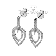 Diamond Dangling Earrings E2044. Diamond Dangling Earrings E2044, Dangle Earrings. Earrings. Top Diamonds & Jewelry