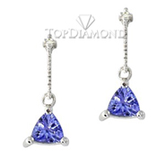 Tanzanite and Diamond Earrings Setting E2136. Tanzanite and Diamond Earrings Setting E2136, Gemstone Earrings. Gemstone Jewelry. Top Diamonds & Jewelry