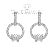 Diamond Dangling Earrings E1718. Diamond Dangling Earrings E1718, Dangle Earrings. Earrings. Top Diamonds & Jewelry