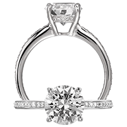 Ritani Bella Vita Engagement Ring Setting – 1R1966CCR-$500 GIFT CARD INCLUDED WITH PURCHASE. Ritani Engagement Ring Setting 1R1966CCR-$500 GIFT CARD INCLUDED WITH PURCHASE, Engagement Rings. Ritani. Hung Phat Diamonds & Jewelry